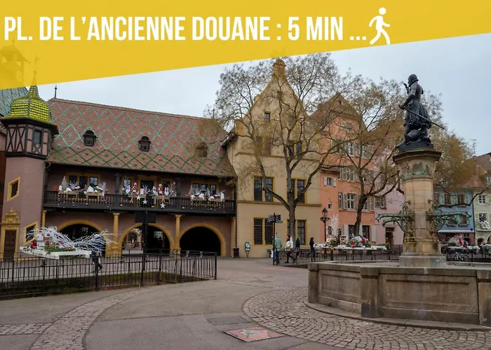 Bretzel Twin Petite Venise Vieille Center Wi-fi ベッド・アンド・ブレックファスト コルマール